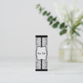 Indischer Stil mit Lesezeichen Business Card Mini Visitenkarte (Stehend Vorderseite)