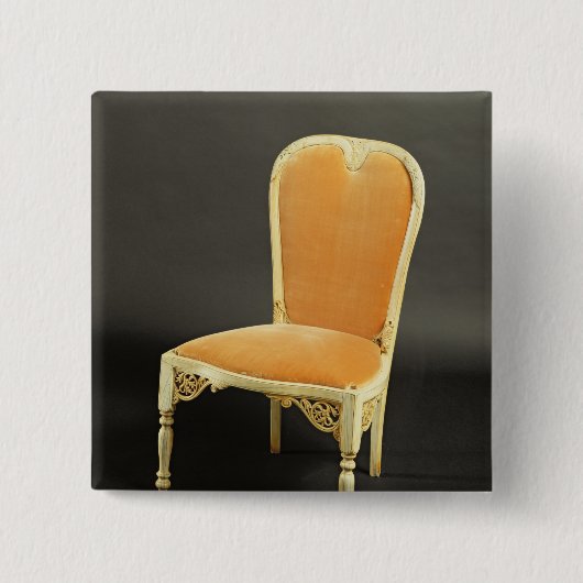 Indischer Stuhl, c.1820 Button (Vorderseite)