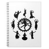 Indischer Tanz Notizblock (Vorderseite)