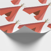 Indischer Teepe Geschenkpapier (Ecke)