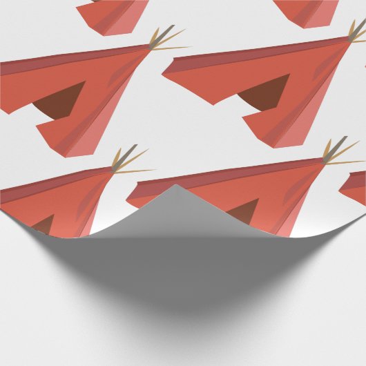 Indischer Teepe Geschenkpapier (Ecke)