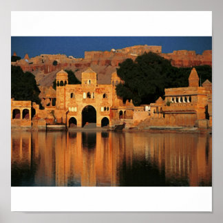 indischer Tempel Poster