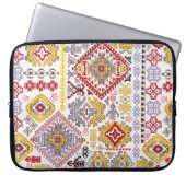 Indischer Teppichboden-Schmuckmuster. Ethnic Manda Laptopschutzhülle (Vorderseite)