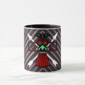 Indischer Thunderbird Petroglyph-Symbol Tasse (Zentrum)