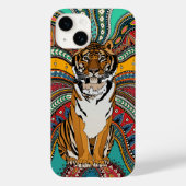 Indischer Tiger Case-Mate iPhone Hülle (Rückseite)