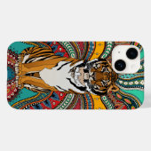Indischer Tiger Case-Mate iPhone Hülle (Rückseite (Horizontal))