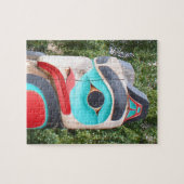 Indischer Totem-Pole, Anchorage, Alaska 2 Puzzle (Horizontal)