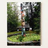 Indischer Totem Poll Glacier Park Montana Planer (Rückseite)