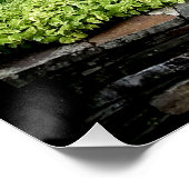 Indischer Totem Poll Glacier Park Montana Poster (Ecke)