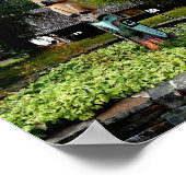 Indischer Totem Poll Glacier Park Montana Poster (Ecke)