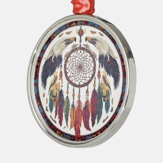 Indischer Traumfecht der Träume Ornament Aus Metall (Links)