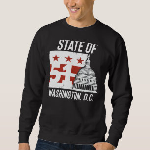 Indischer Washingtonischer Staat von Washington D Sweatshirt