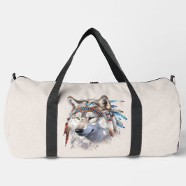 Indischer Wolf Duffel Bag Duffle Bag