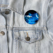 Indischer Wolf und Vollmond Button (Beispiel)