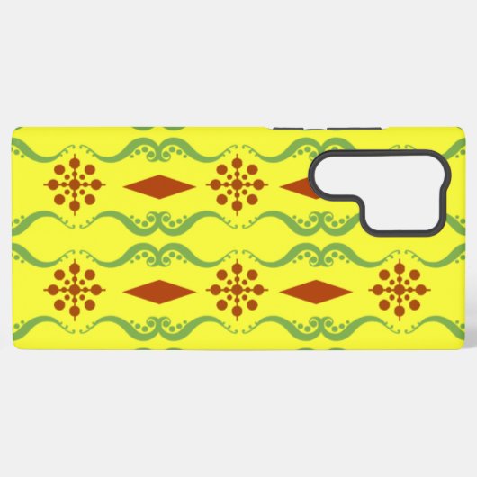 Indischer Zierstreifen Samsung Galaxy Hülle (Rückseite (Horizontal))