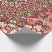 Indisches abstraktes Medaillonmuster. Boho und Sin Geschenkpapier (Ecke)