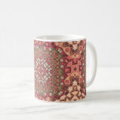 Indisches abstraktes Medaillonmuster. Boho und Sin Kaffeetasse (VorderseiteRechts)