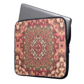 Indisches abstraktes Medaillonmuster. Boho und Sin Laptopschutzhülle (Vorderseite Links)