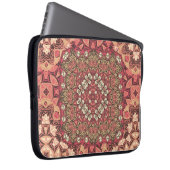 Indisches abstraktes Medaillonmuster. Boho und Sin Laptopschutzhülle (Vorne Rechts)
