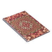 Indisches abstraktes Medaillonmuster. Boho und Sin Notizblock (Rechte Seite)