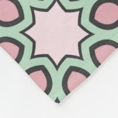 Indisches arabisches Patchwork-Quilt Vintage Fleecedecke (Ecke)