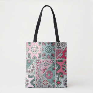 Indisches arabisches Patchwork-Quilt Vintage Tasche