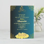 Indisches Baby Image "Annaprashan" Einladung (Stehend Vorderseite)