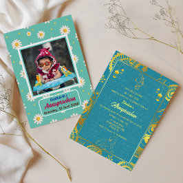 Indisches Baby Image "Annaprashan" Einladung