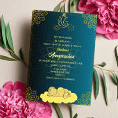 Indisches Baby Image "Annaprashan" Einladung