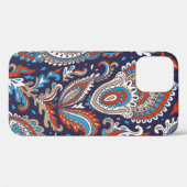 Indisches Blumenpaisley-Medaillon-Muster. Ethnic M Case-Mate iPhone Hülle (Rückseite (Horizontal))
