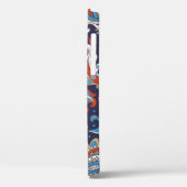 Indisches Blumenpaisley-Medaillon-Muster. Ethnic M Case-Mate iPhone Hülle (Rückseite / Links)