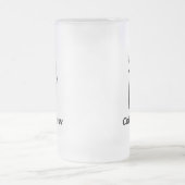 Indisches Chickasaw Mattglas Bierglas (Mittel)