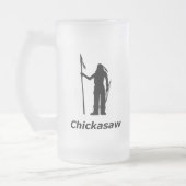 Indisches Chickasaw Mattglas Bierglas (Links)