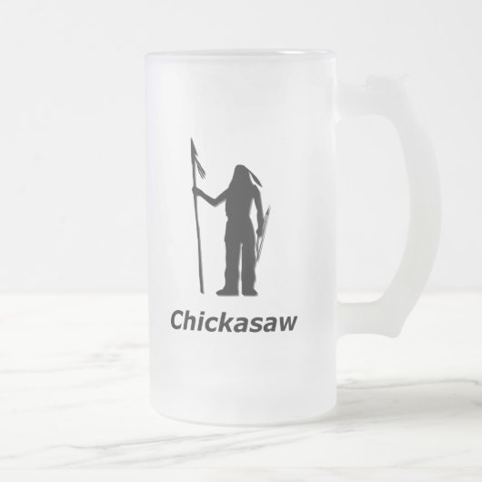 Indisches Chickasaw Mattglas Bierglas (Rechts)
