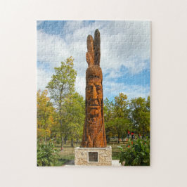 Indisches Denkmal Winniepeg Kanada. Puzzle