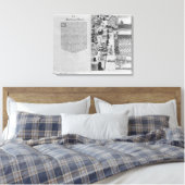 Indisches Dorf Secoton Leinwanddruck (Insitu (Schlafzimmer))