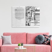 Indisches Dorf Secoton Leinwanddruck (Insitu (Wohnzimmer))