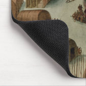 Indisches Dorf von Pomeiooc Mousepad (Ecke)