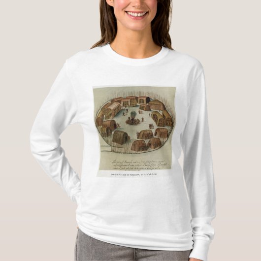 Indisches Dorf von Pomeiooc T-Shirt (Vorderseite)