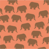 Indisches Elefantenmuster Aufkleber (Vorderseite)