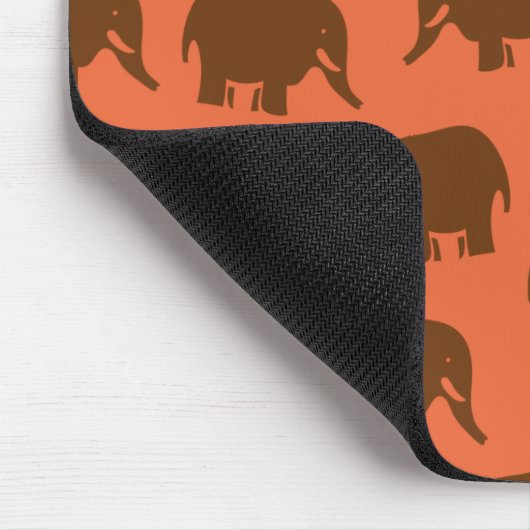 Indisches Elefantenmuster Mousepad (Ecke)