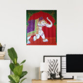 Indisches Elefantenposter Poster (Heimbüro)