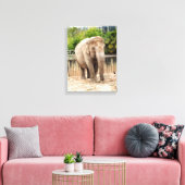 Indisches Elefantentier Leinwanddruck (Insitu (Wohnzimmer))