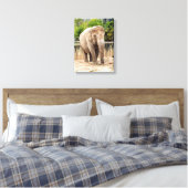 Indisches Elefantentier Leinwanddruck (Insitu (Schlafzimmer))
