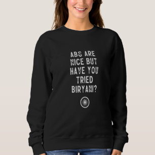 Indisches Essen Biryani Desi Street Food  Chef Sweatshirt