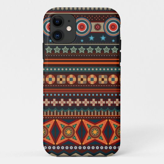 Indisches ethnisches Muster Case-Mate iPhone Hülle (Rückseite)