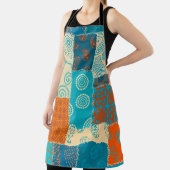 Indisches Flickwerk, nahtloser Vintager Hintergrun Schürze (InSitu)