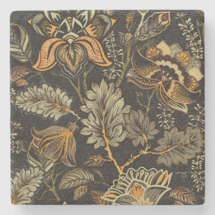 Indisches florales Paisley, nahtloses ethnisches M Steinuntersetzer