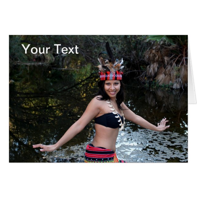 Indisches Frauen-Tanzen (Vorderseite (Horizontal))