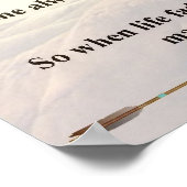 indisches Gebet-1 Poster (Ecke)